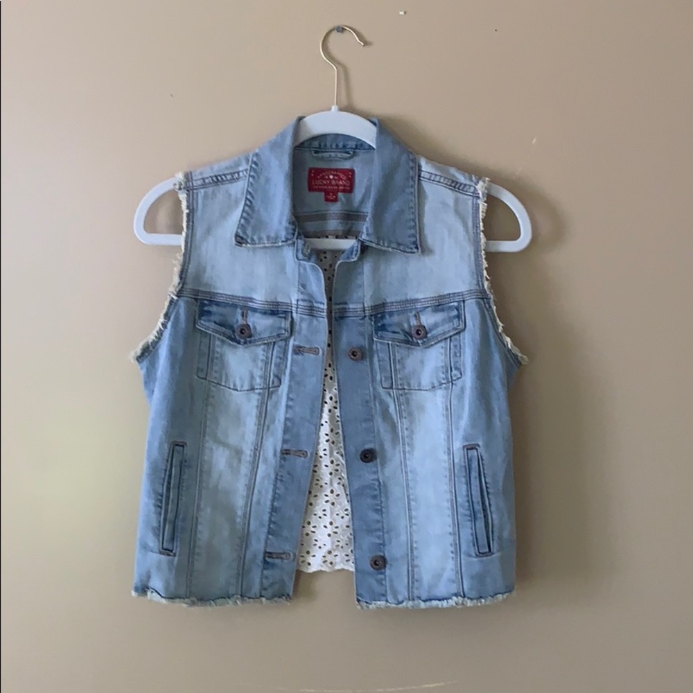🍀 Lucky Bran Jean Vest 🍀